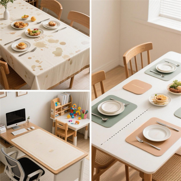 Hvad er forskellen mellem en bordmåtte og en placemat?